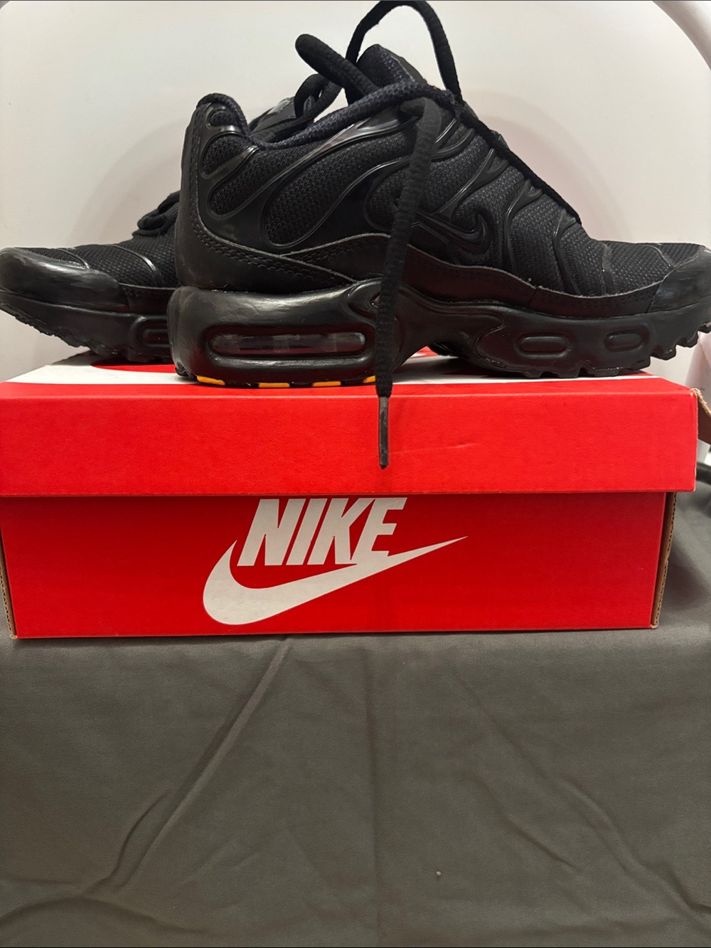 Nike Black Men's Air Max Plus TN Sneakers